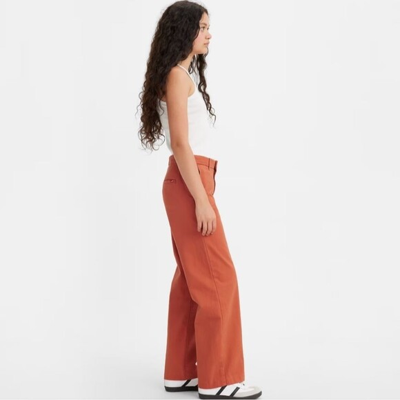 Levi's Baggy Trouser Baked Clay Pants Size 25 x 31 - Picture 3 of 15